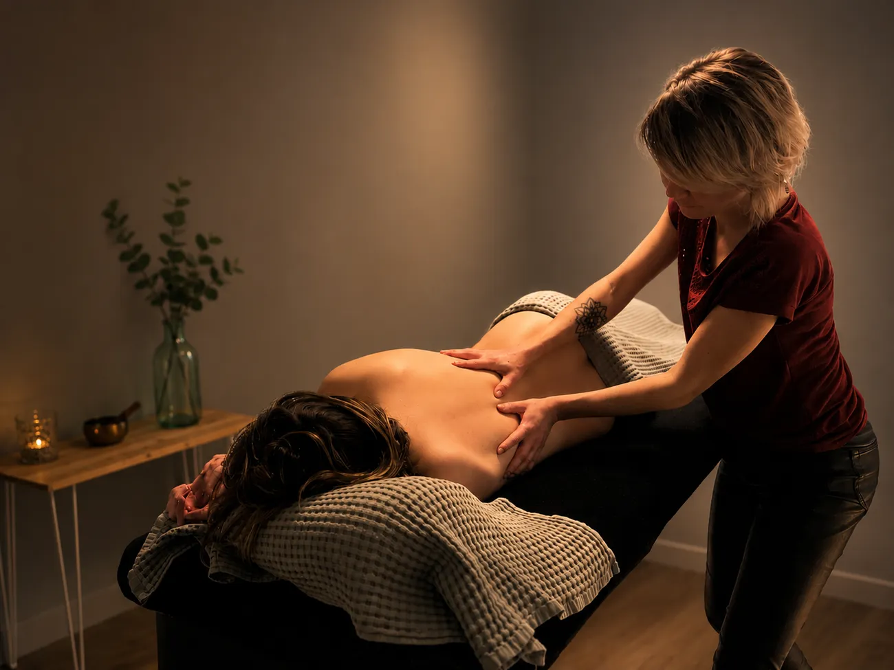 Soin doux pour femme enceinte